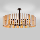 Потолочная люстра латунь/черный