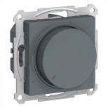 Светорегулятор поворотно-нажимной Schneider Electric Atlas Design 315 Вт, грифель