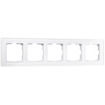 Рамка Werkel Favorit на 5 постов белый WL01-Frame-05 4690389061240