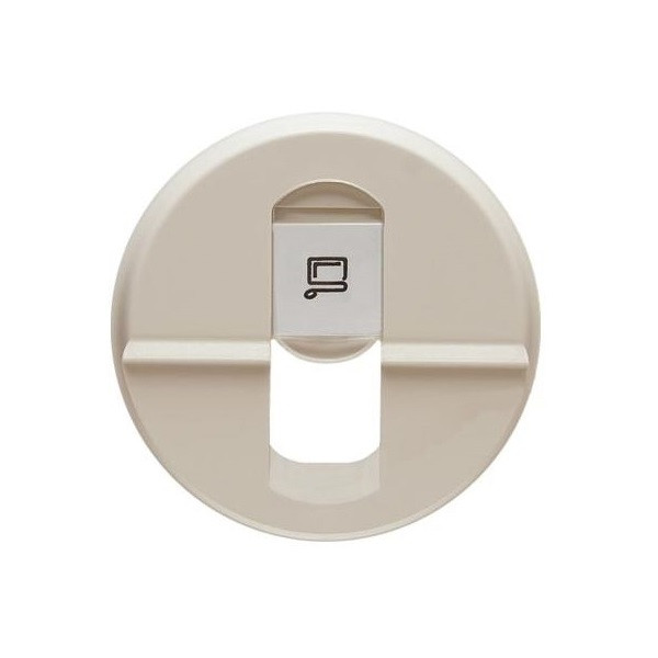 Лицевая панель Legrand Celiane для розеток RJ-45, слоновая кость 066235