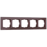 Рамка Werkel Favorit на 5 постов мокко WL01-Frame-05 4690389063787