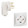 Комплект Legrand розетка 20A+вилка 3К+З, на винтах, слоновая кость