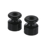 Фиксатор LK Studio кабеля (изолятор) для внешней проводки кабеля (черный) LK Vintage (1уп = 5шт) 888308-5