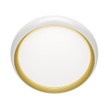 7650/DL PALE SN 141 Светильник пластик/белый/золотой LED 48Вт 4000К D380 IP43 TOFIQ WHITE
