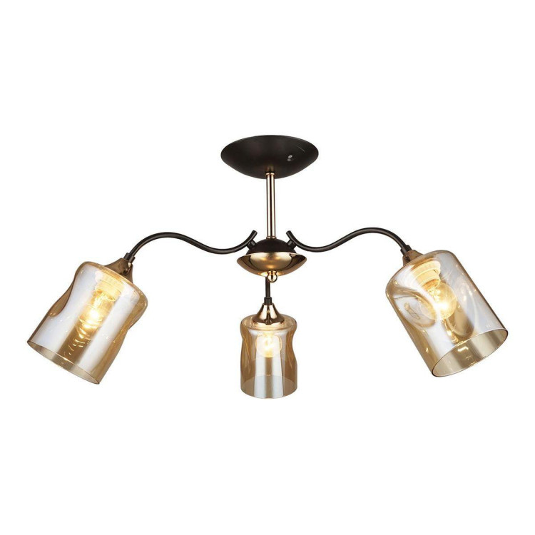 Потолочная люстра IMEX MD.4052-3-S BK+FGD