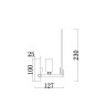Настенный светильник (бра) Freya FR5197WL-01BS