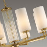 4990/8 HALL ODL23 657 матов. золотой/белый/стекло Люстра E27 8*40W KASALI