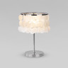 Настольный светильник с перламутром 208101 хром