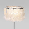 Настольный светильник с перламутром 208101 хром