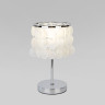Настольный светильник с перламутром 208101 хром