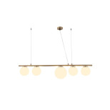 Подвесной светильник Lumina Deco Baristica LDP 6012-5 MD+WT Подвесной светильник Lumina Deco Baristica LDP 6012-5 MD+WT