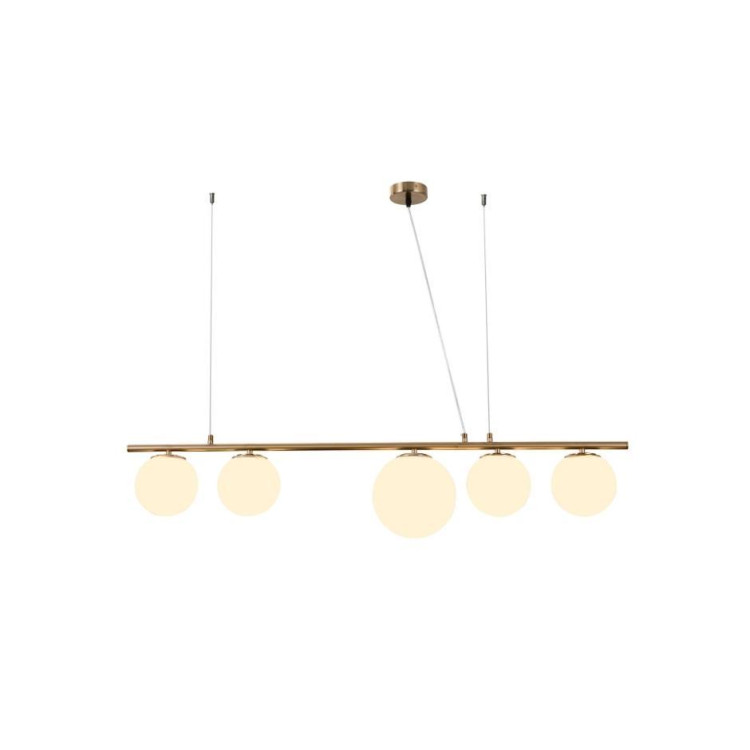 Подвесной светильник Lumina Deco Baristica LDP 6012-5 MD+WT Подвесной светильник Lumina Deco Baristica LDP 6012-5 MD+WT