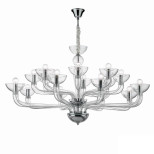  Подвесная люстра Ideal Lux Casanova SP16 Trasparente 044248