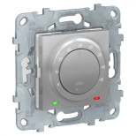 Терморегулятор Schneider Electric Unica New с дистанционным датчиком, алюминий