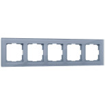 Рамка Werkel Favorit на 5 постов серый WL01-Frame-05 4690389061295