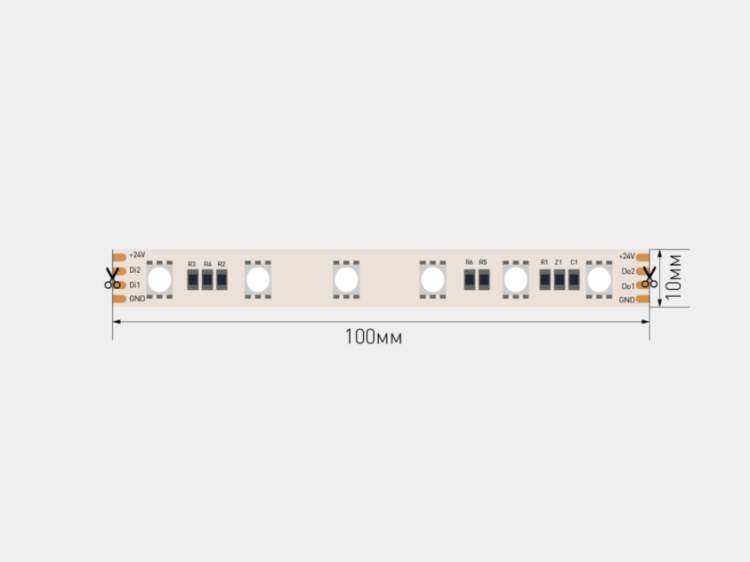 Светодиодная лента SWG PRO SWG5PT60-24-14.4-WS2811RGB 032669