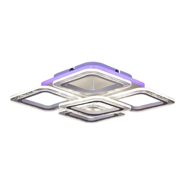 Потолочная светодиодная люстра Reluce 20317-0.3-5+1 WT 94W Потолочная светодиодная люстра Reluce 20317-0.3-5+1 WT 94W